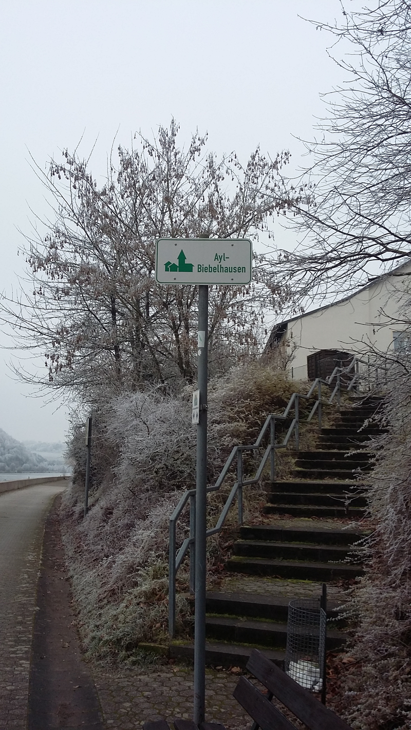 Biebelhausen - Winter unter der Brücke