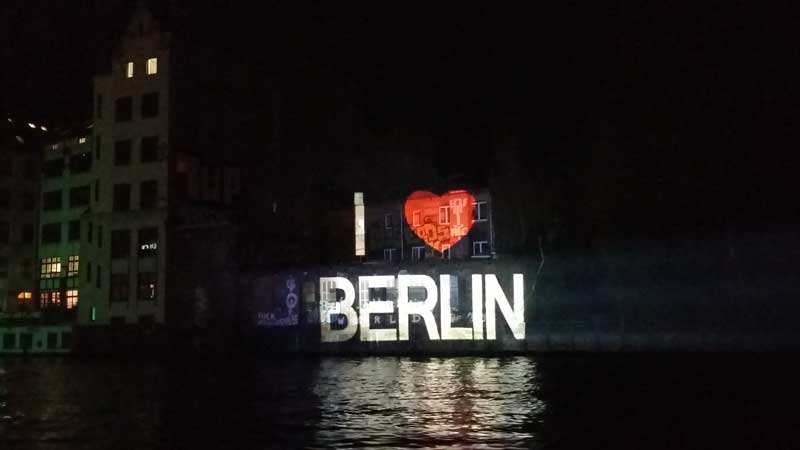 Lichterfest in Berlin - Beleuchtung 3 der FMS Rummelsburg