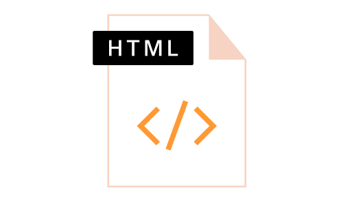 HTML Datei Icon
