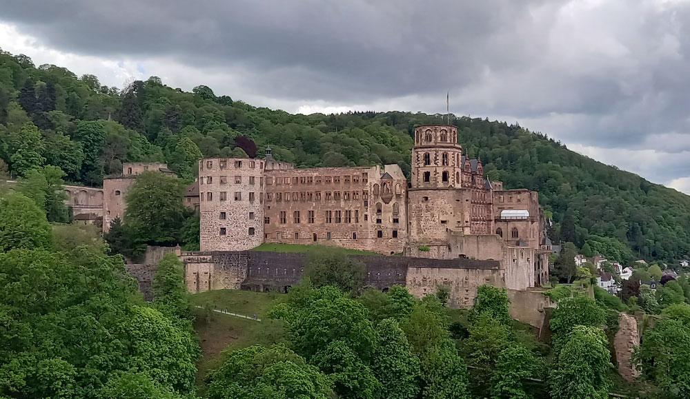 Die Heidelberger Schlossruine