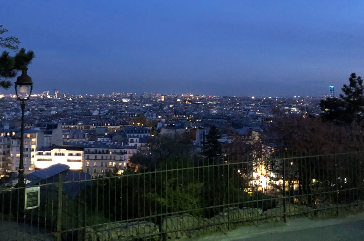 Blick auf Paris vom Sacre Coeur Hügel