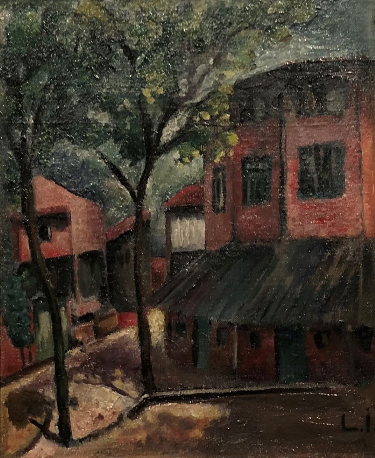 "La Ruche" (Der Bienenstock) - Gemälde von Léon Indenbaum 1918