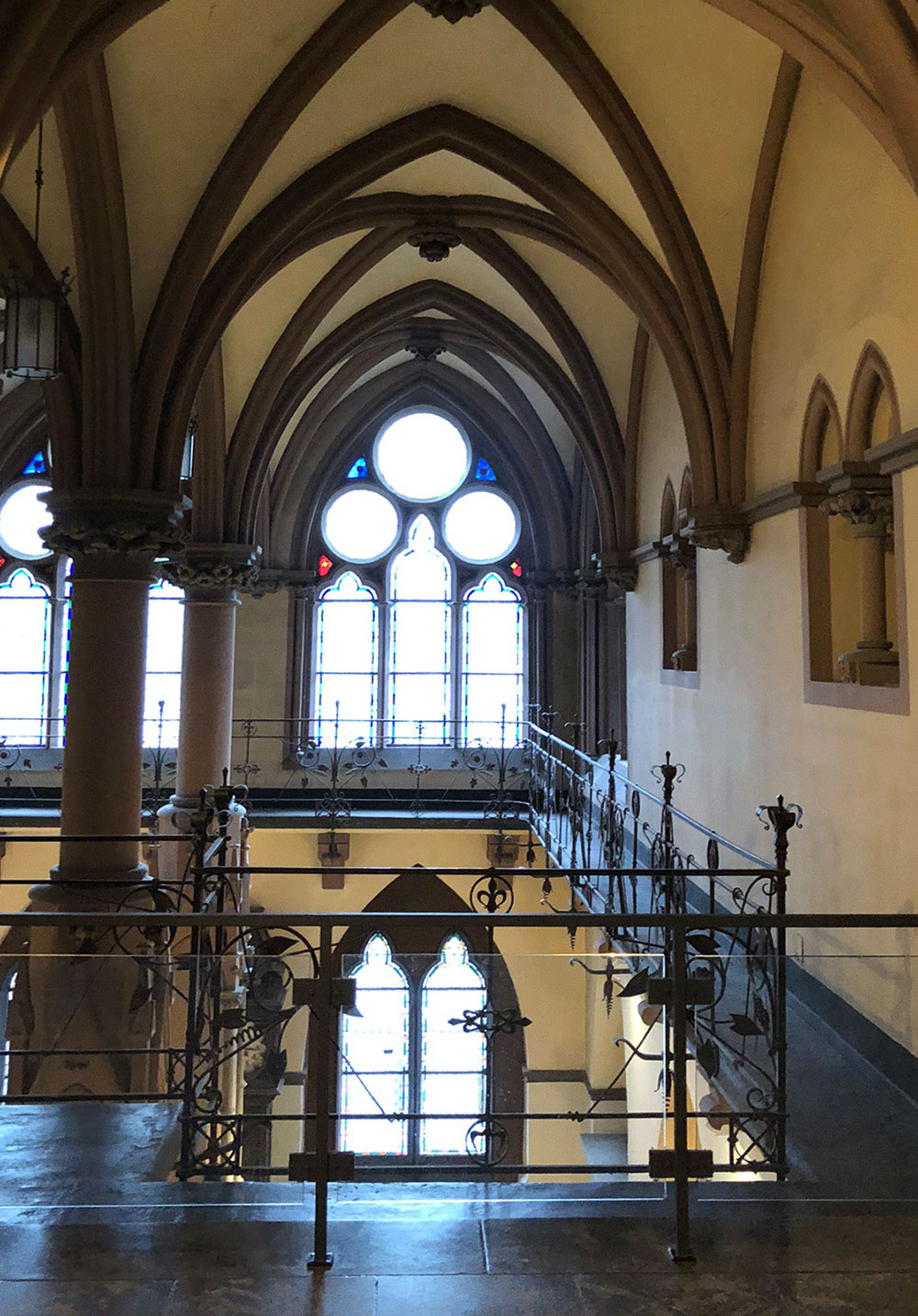 Innenansicht der alten Universität Marburg