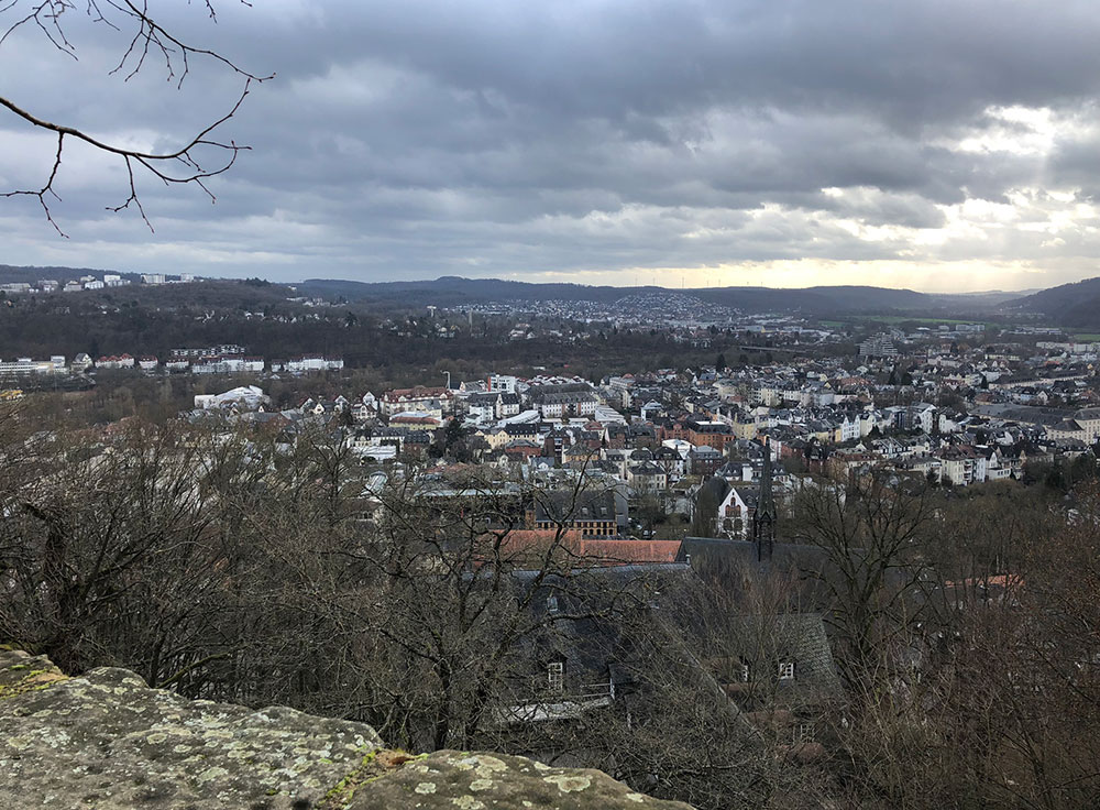 Aussicht vom Marburger Landgrafenschloss 