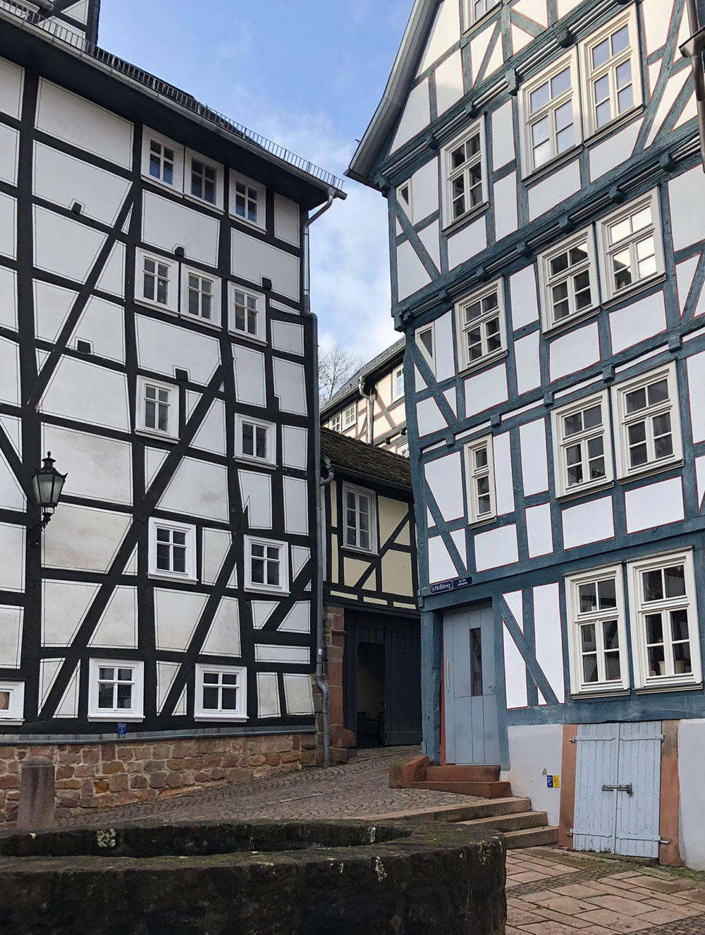 Fachwerkhäuser in der Marburger Oberstadt 