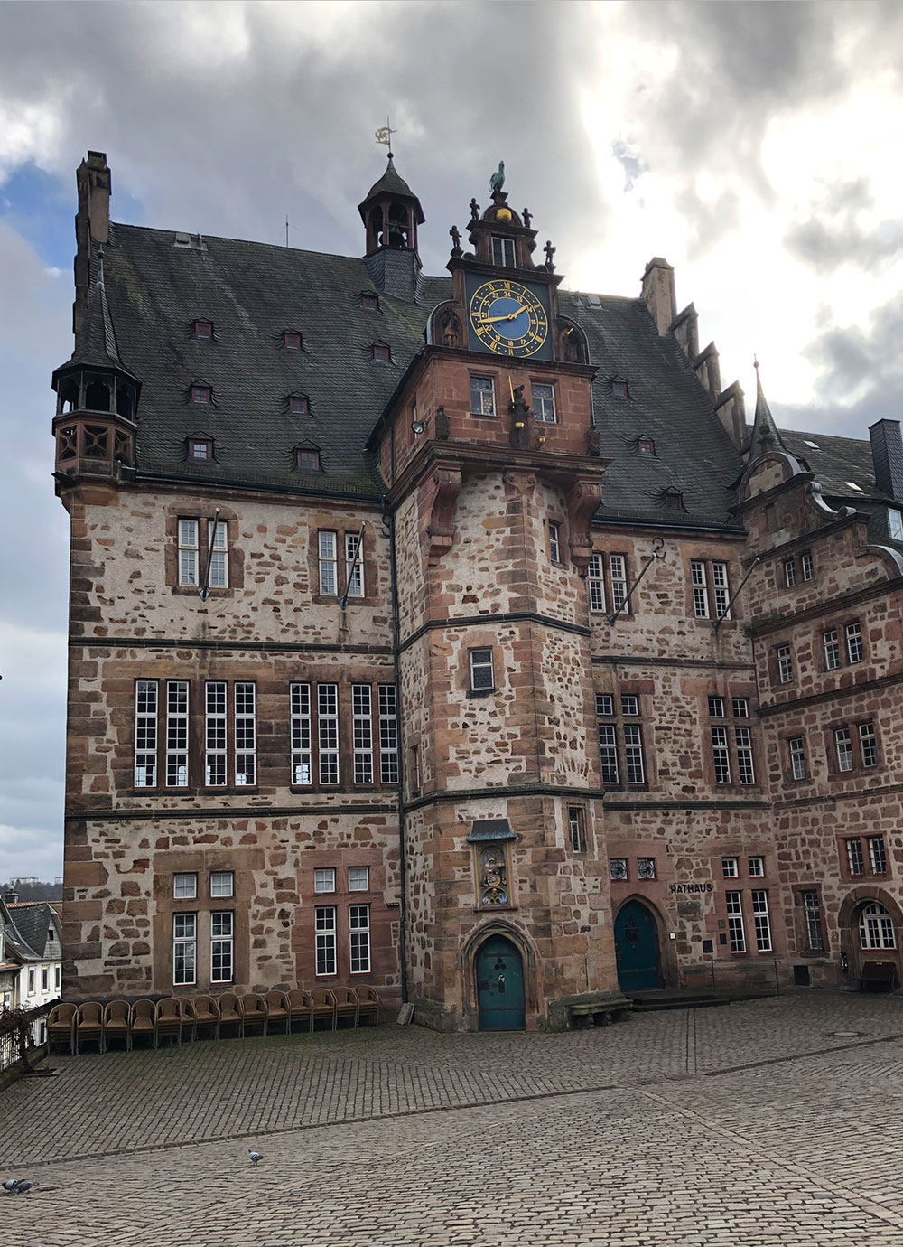 Das Marburger Rathaus in der Oberstadt
