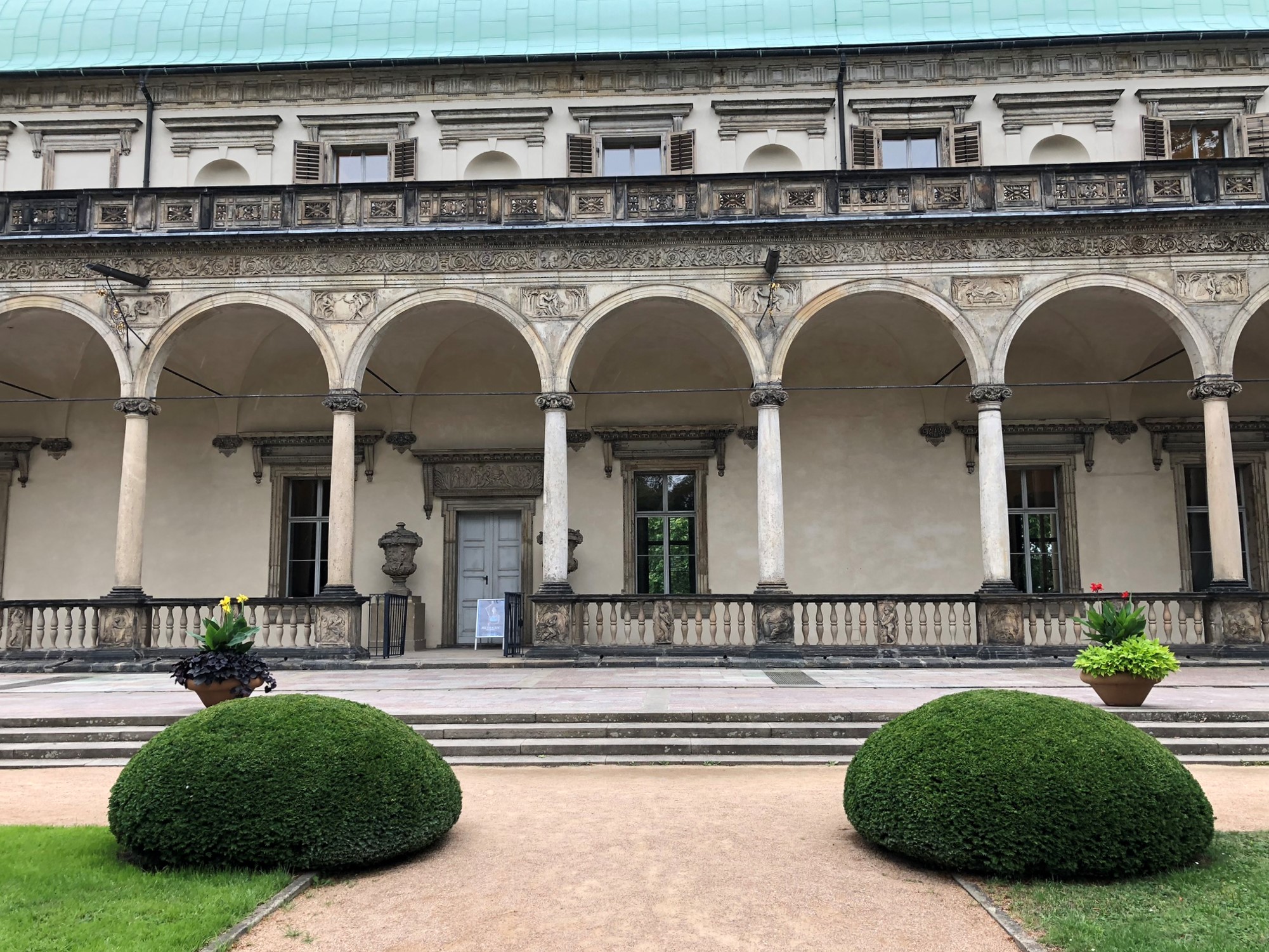 Lusthaus der Königin Anna im königlichen Garten des Prager Burgareals