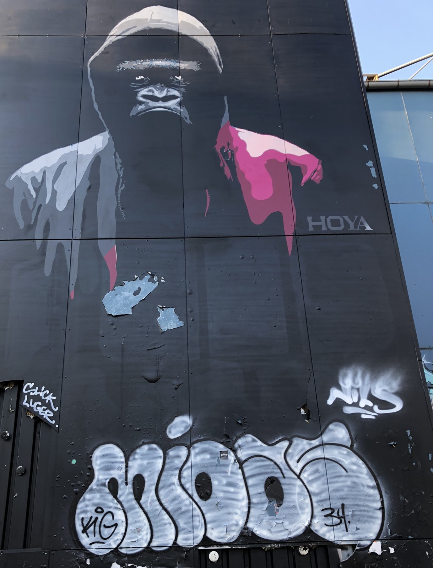Graffiti von Hoya auf dem Teufelsberg in Berlin