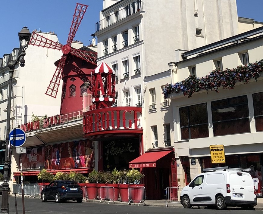 Kabarett Moulin Rouge in Montmartre