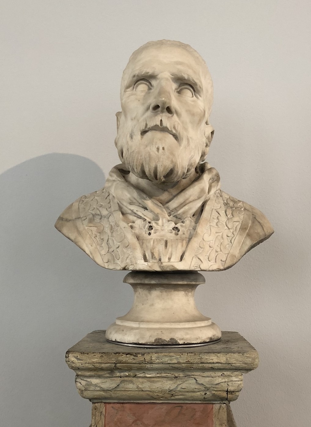 Heiliger Philipp Neri - Marmorbüste von Domenico Guidi (ca. 1690–1693)